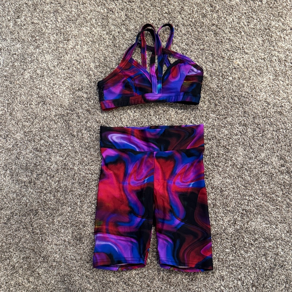 Colorful Kids Matching Activewear Set